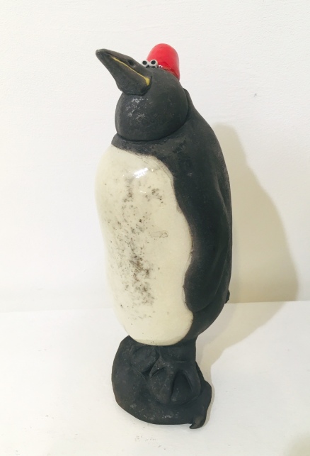 'Penguin with Fez II' by artist Alex Johannsen